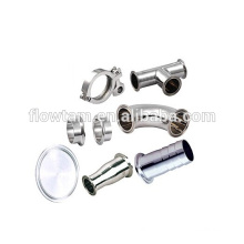 stainless steel food grade pipe connect tri clamp fittings